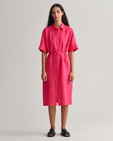 GANT Relaxed Linen Shirt Dress